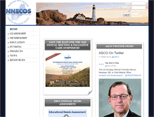 Tablet Screenshot of nnecos.org